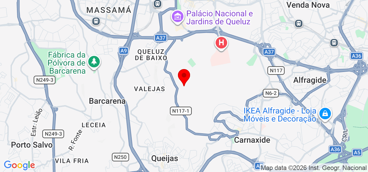 Leandro Garcia - Lisboa - Amadora - Map