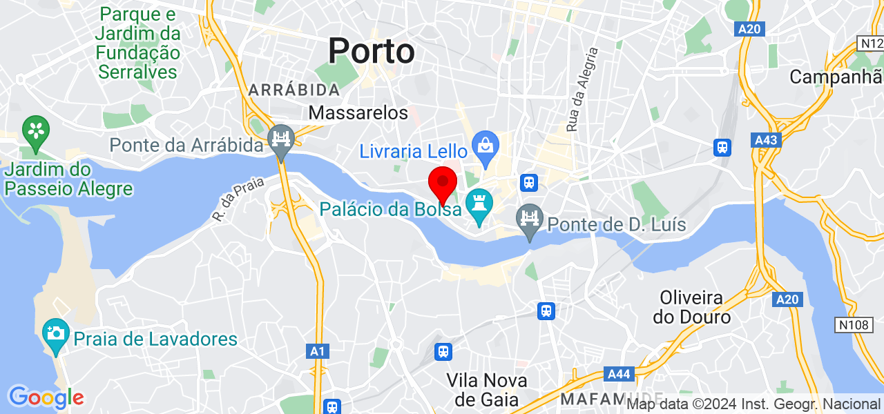 Bruna - Porto - Porto - Mapa