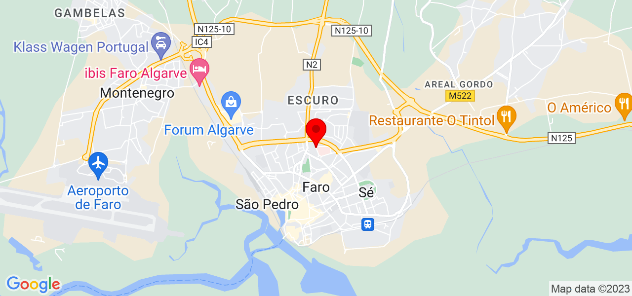 Eduardo Gomes - Faro - Faro - Mapa