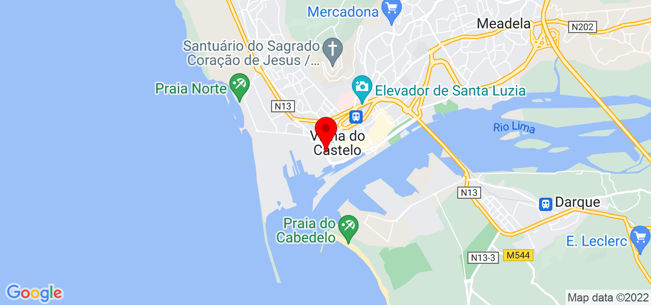 Daisy Gonzaga - Viana do Castelo - Viana do Castelo - Mapa