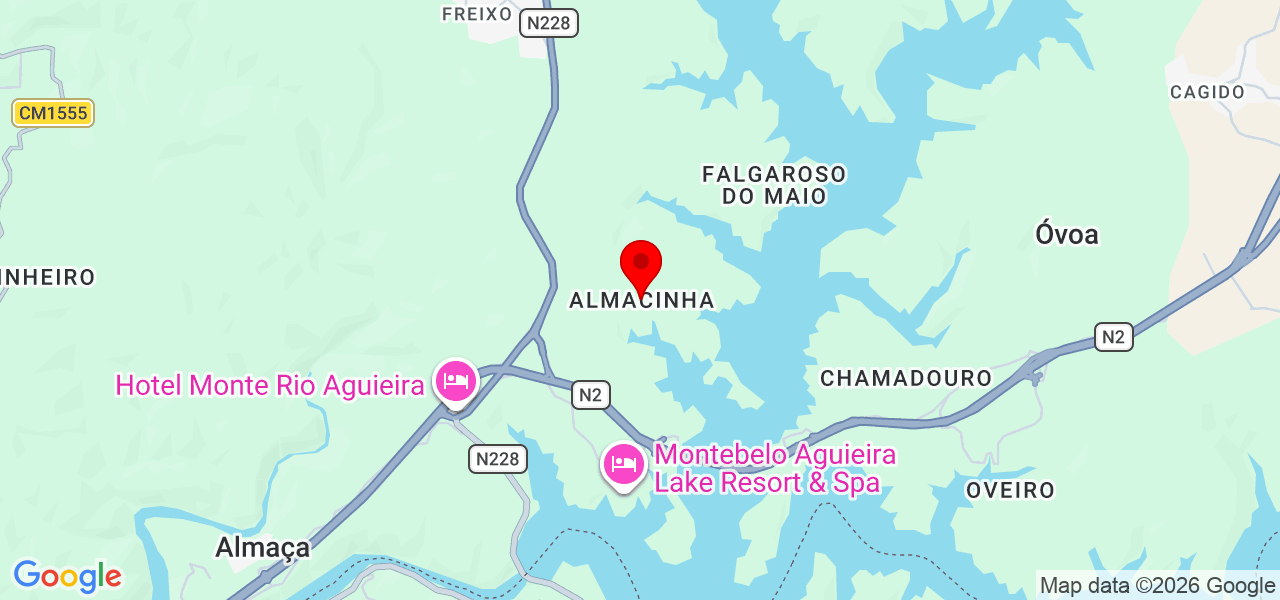 Pinhacorada- Unipessoal, Lda - Viseu - Mortágua - Map
