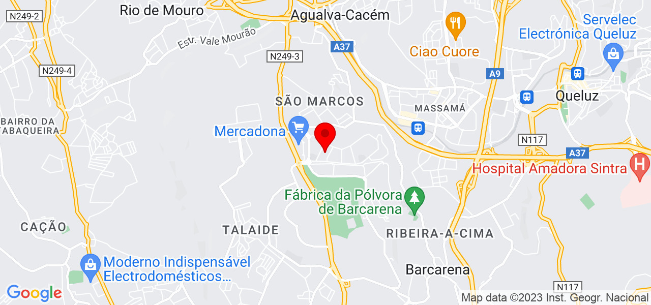 Mary - Lisboa - Sintra - Mapa
