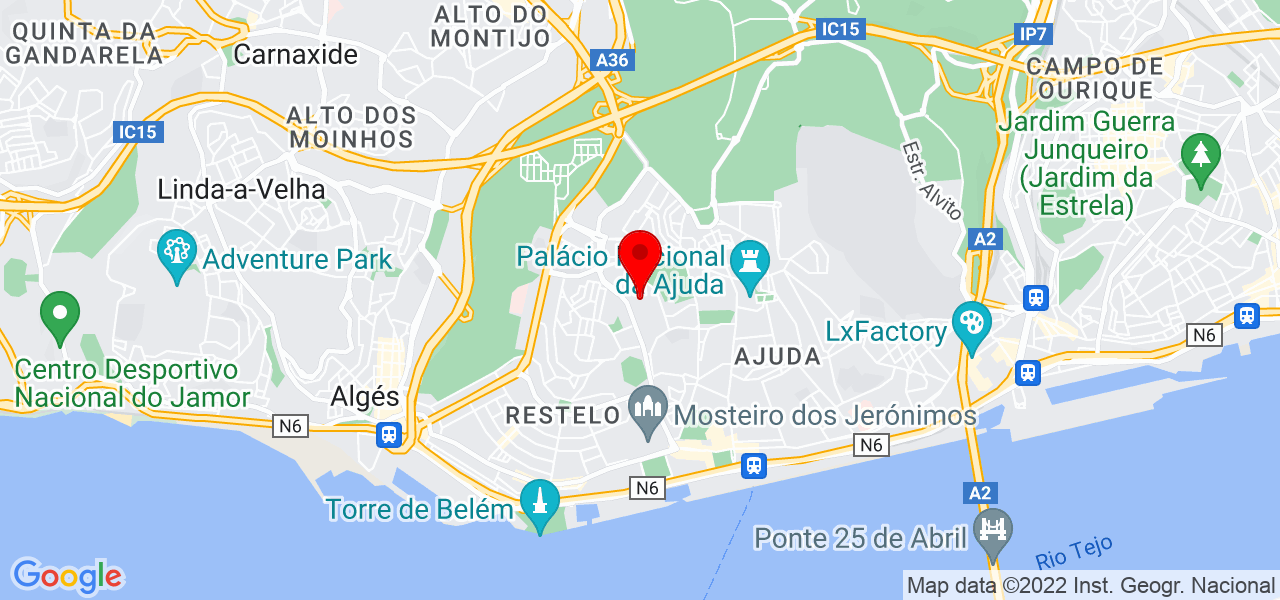 Jacqueline Landim - Lisboa - Lisboa - Mapa