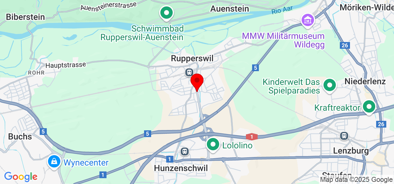 Bertschi Florian - Aargau - Rupperswil - Karte