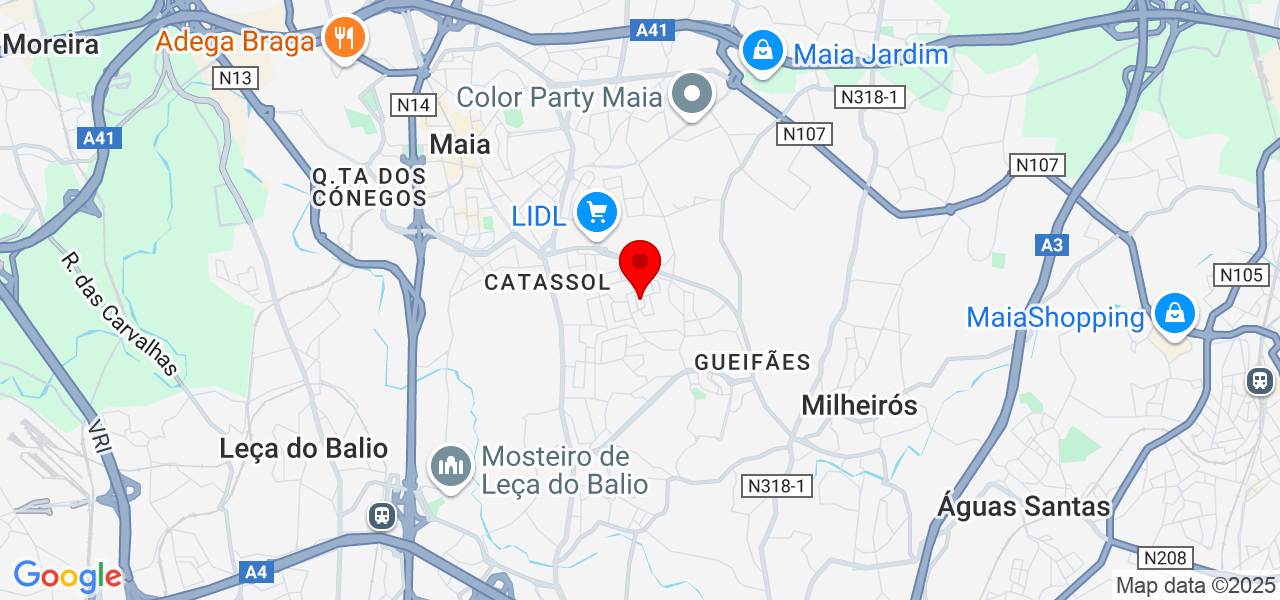 Silva - Porto - Maia - Map