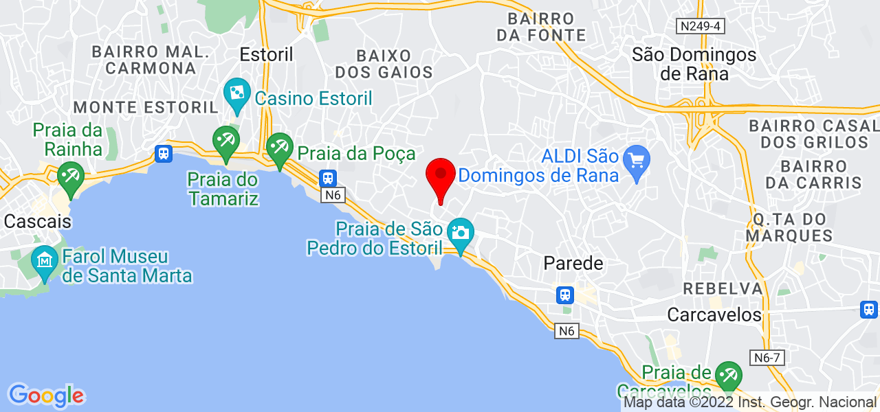 Madalena Froufe - Lisboa - Cascais - Mapa