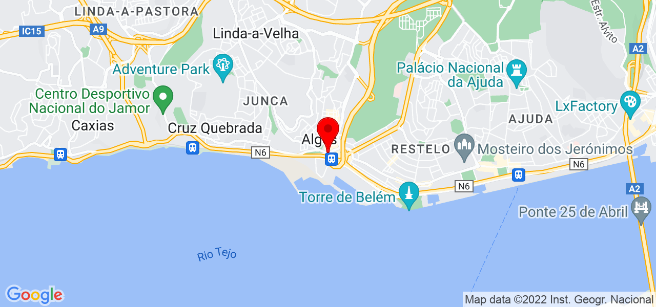Cl&aacute;udia Saldanha - Lisboa - Oeiras - Mapa