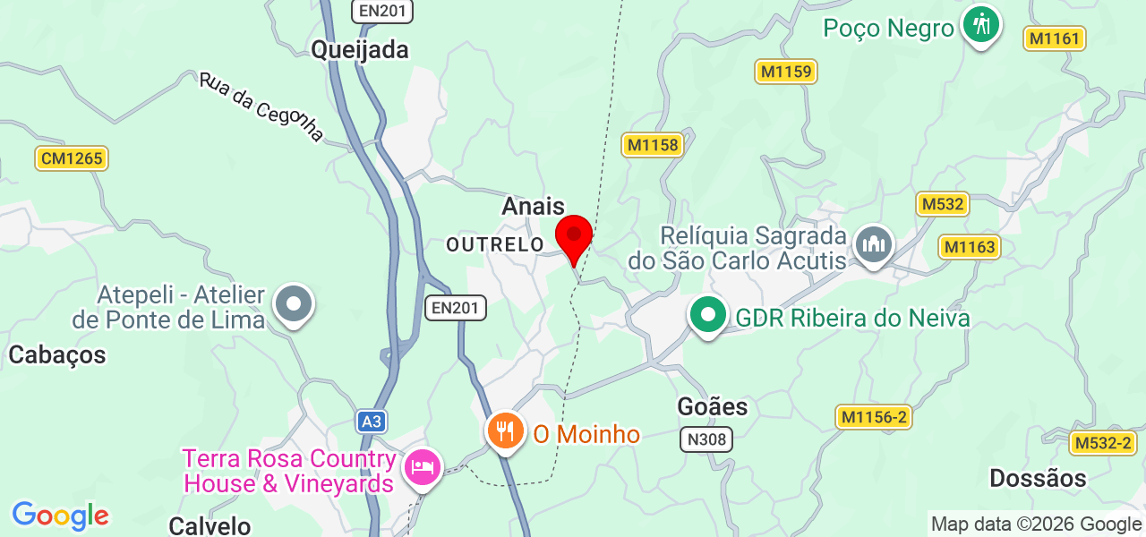 Essencialmente Psi - Viana do Castelo - Ponte de Lima - Mapa