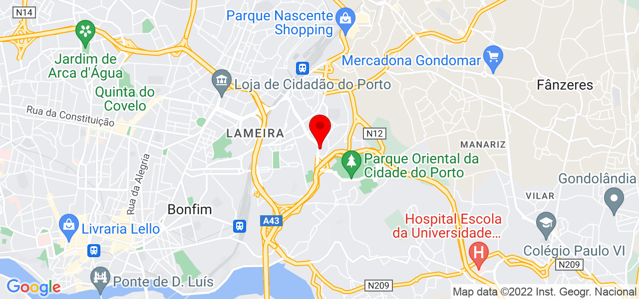 Marcelino - Porto - Porto - Mapa