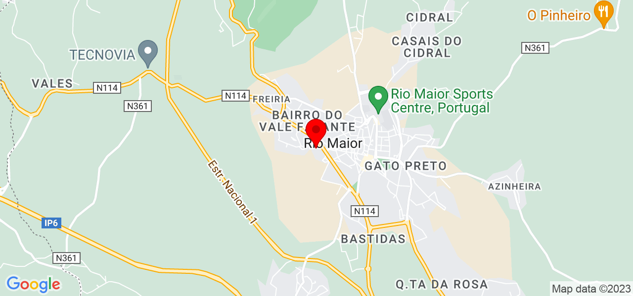 Welber lopes - Santarém - Rio Maior - Mapa
