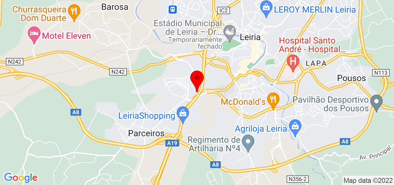 LUIS CARVALHO - Leiria - Leiria - Mapa
