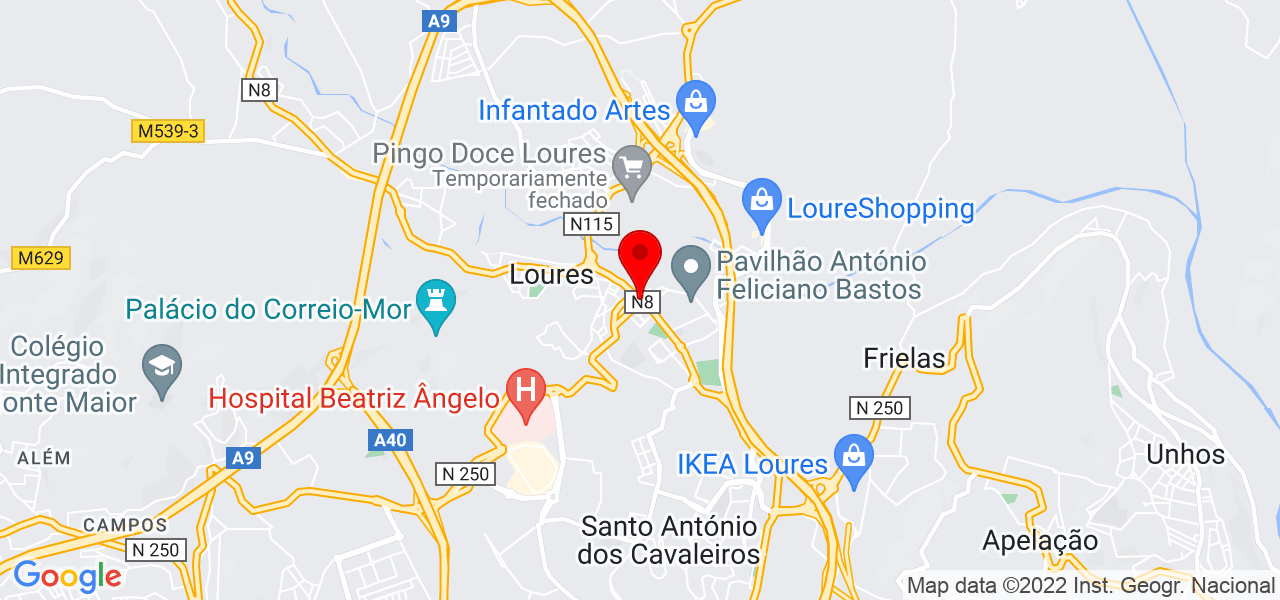 Rui Baltazar - Lisboa - Loures - Mapa