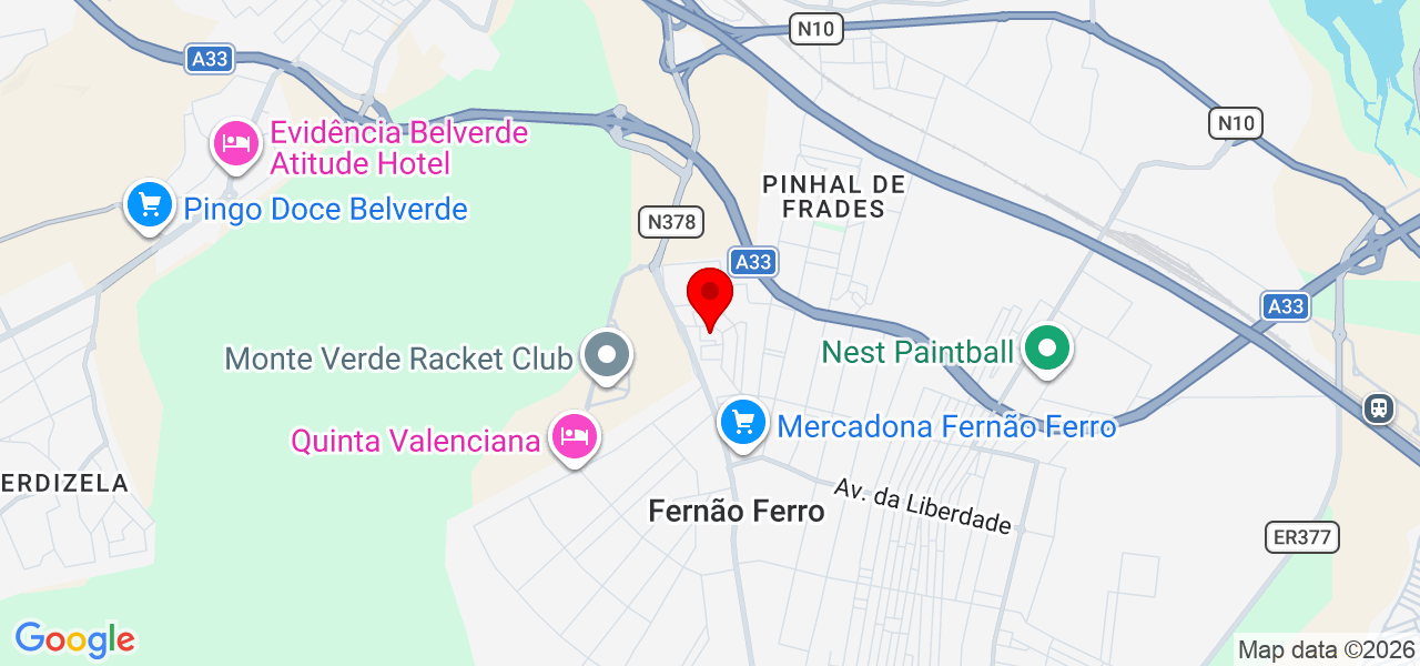 Biscateiro Proficional - Setúbal - Seixal - Karte