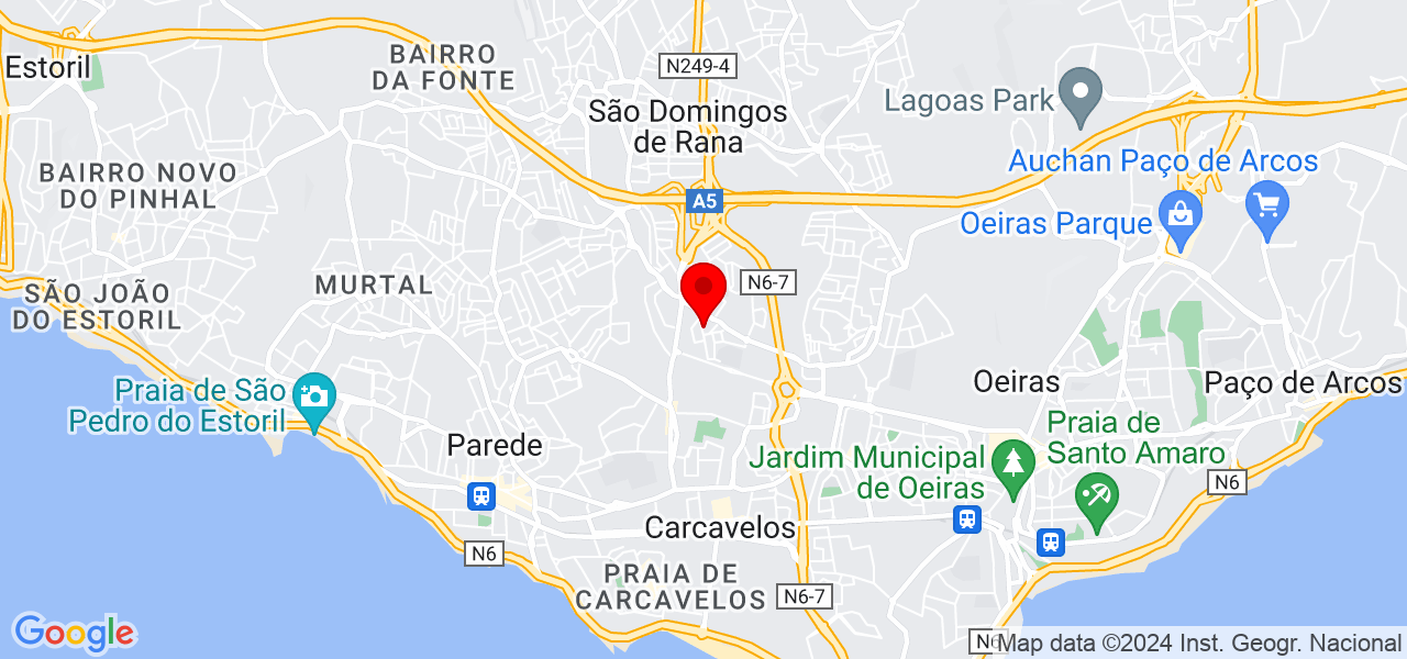 Mary - Lisboa - Cascais - Mapa