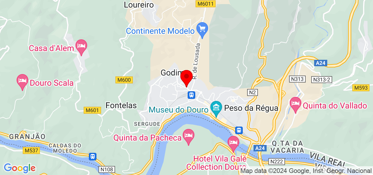 MUSICAL DOURO - Vila Real - Peso da Régua - Mapa