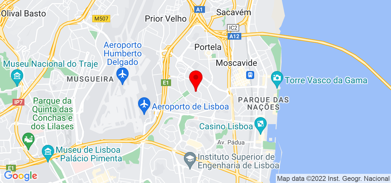 T&acirc;nia Sinde - Lisboa - Lisboa - Mapa