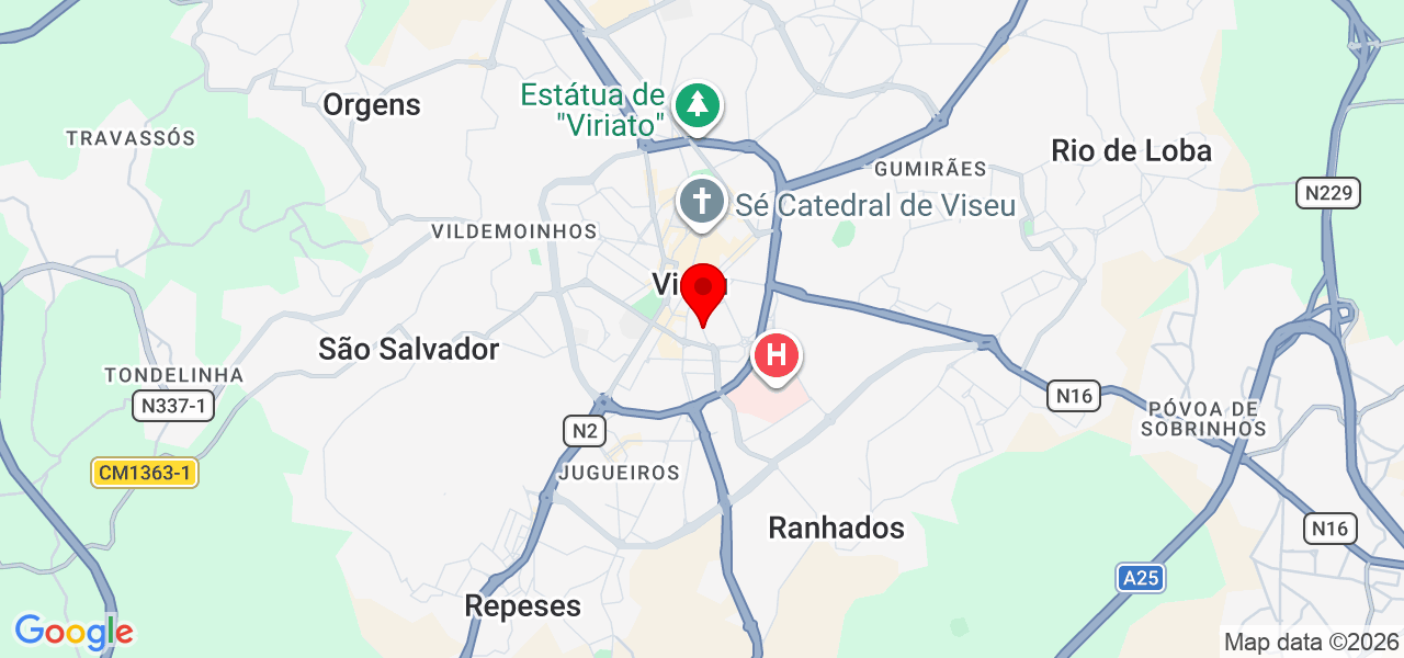 Juliana Monteiro - Viseu - Viseu - Karte