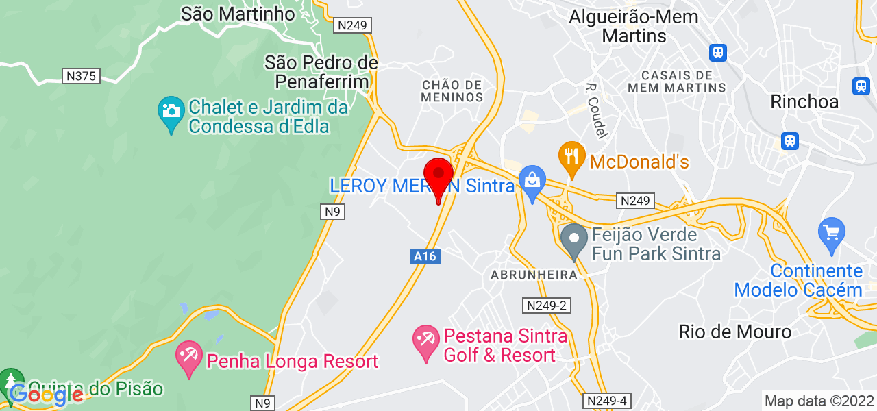 Lucasgarage - Lisboa - Sintra - Mapa