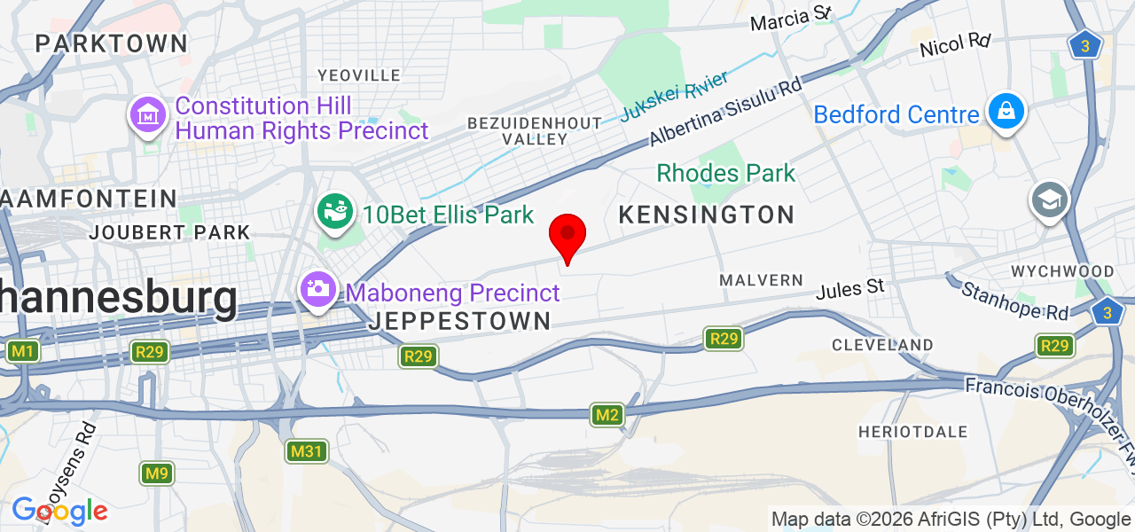 R PROTECTIONS - Gauteng - City of Johannesburg - Map