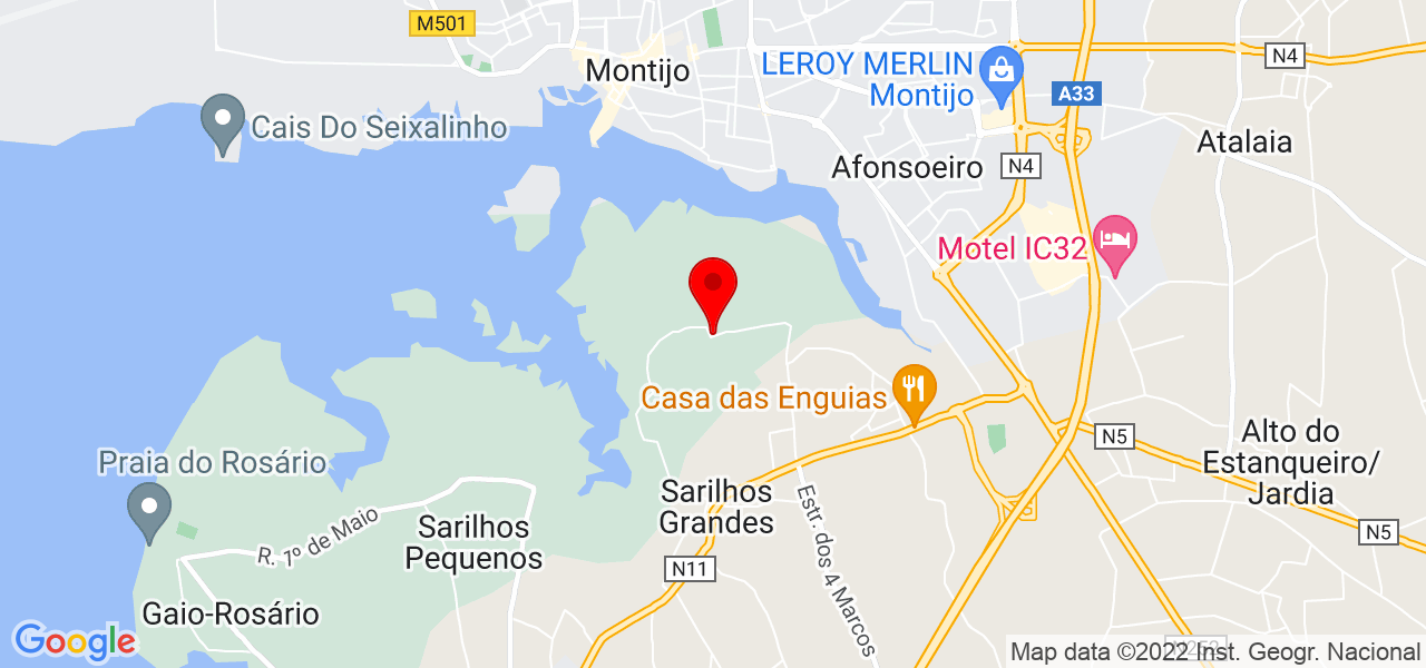 Manuel Mendes Broegas - Setúbal - Montijo - Mapa
