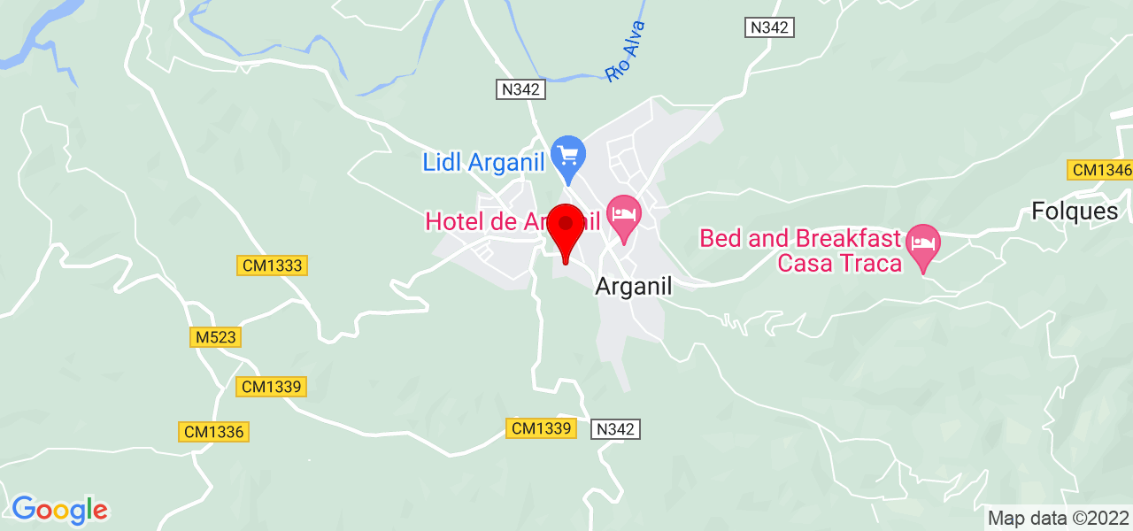 &Aacute;lvaro mendes - Coimbra - Arganil - Mapa
