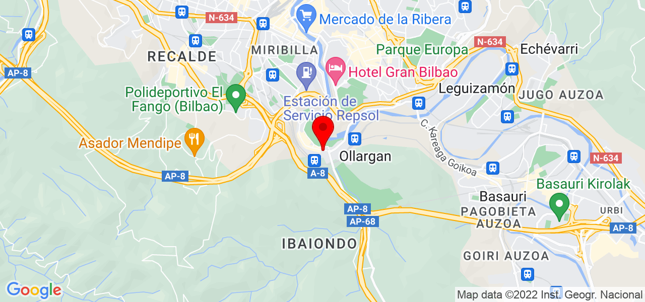 Cristal - País Vasco - Arrigorriaga - Mapa