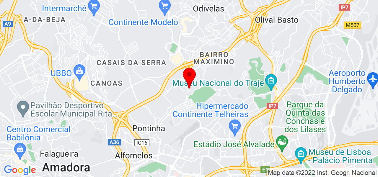 Everaldo - Lisboa - Odivelas - Mapa
