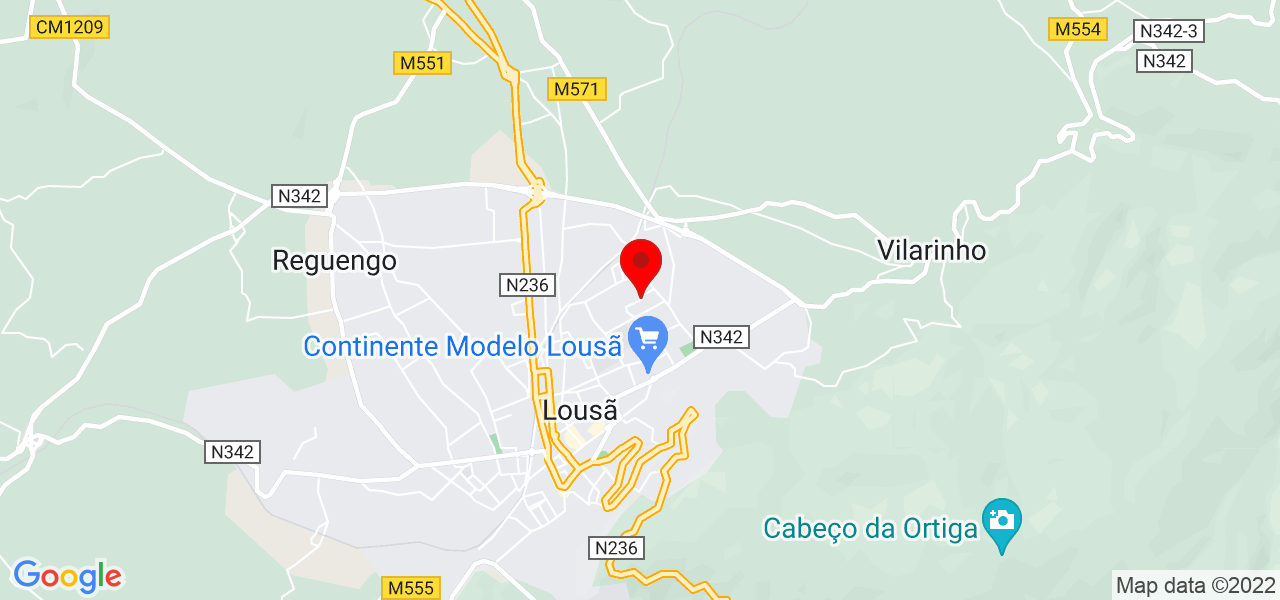 Maria - Coimbra - Lousã - Mapa