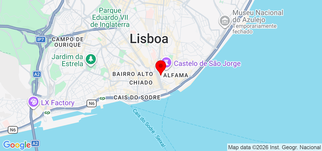 Dan & Paws - Lisboa - Lisboa - Mapa
