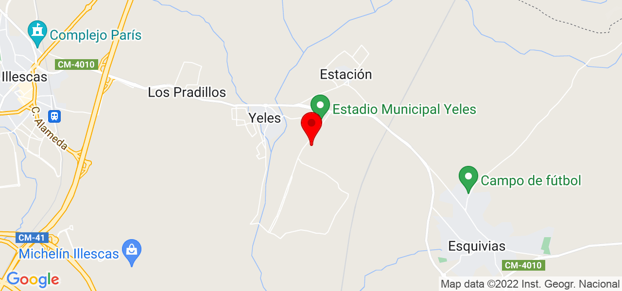 Linsdley Jes&uacute;s del valle Ferm&iacute;n gomez - Castilla-La Mancha - Yeles - Mapa