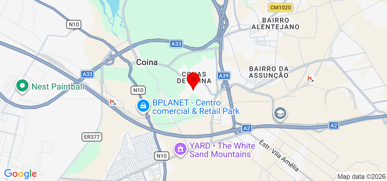 Prisma Técnica - Setúbal - Barreiro - Mapa