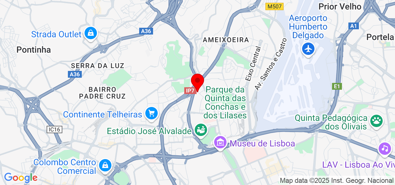 Teresinha Campos - Lisboa - Lisboa - Map