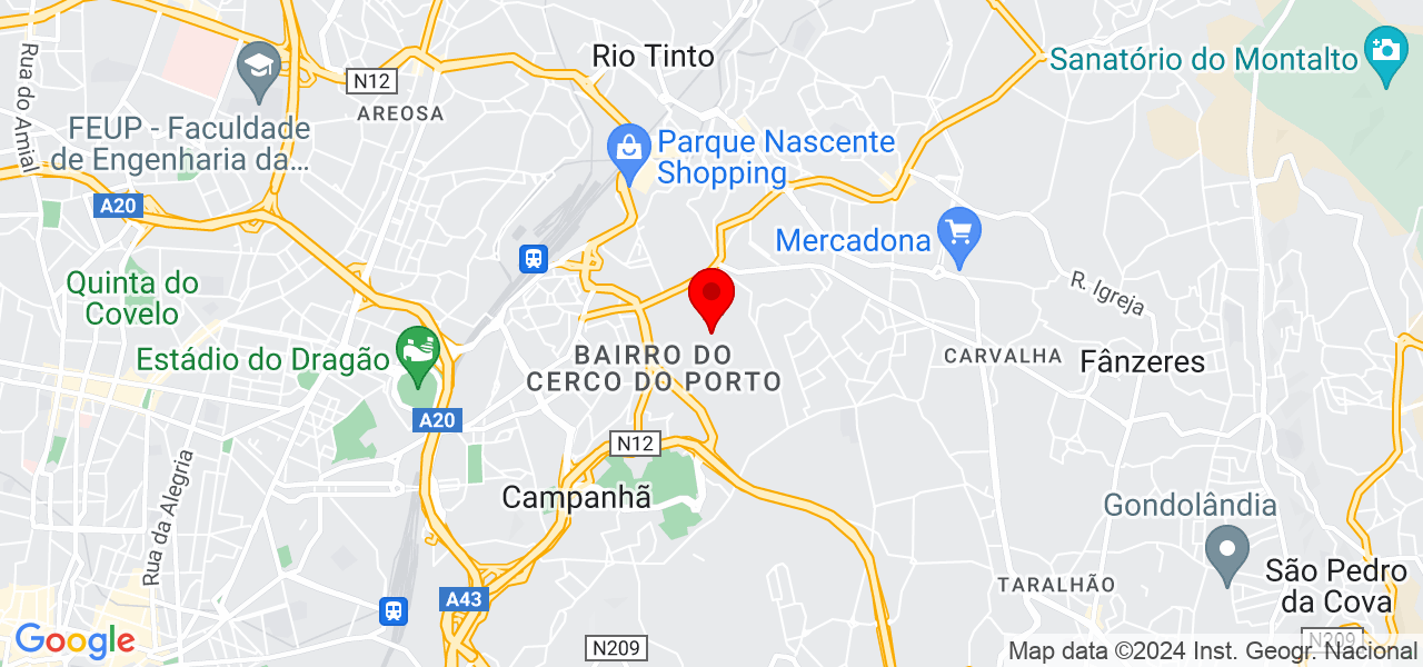 Vos pinturas e restauração - Porto - Gondomar - Map