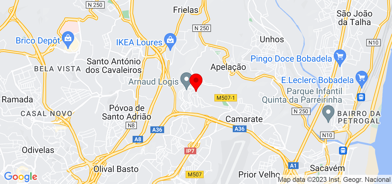 Ana - Lisboa - Loures - Mapa