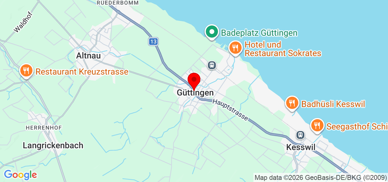 Percy Augustat - Thurgau - Güttingen - Mapa