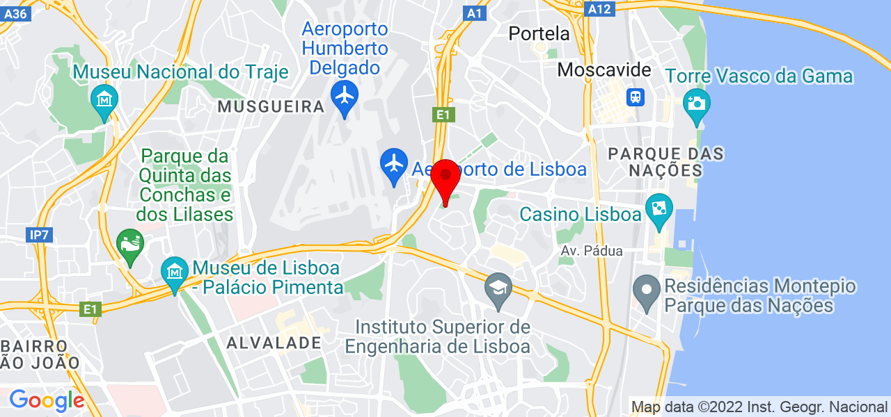 Roberto Oliveira - Lisboa - Lisboa - Mapa