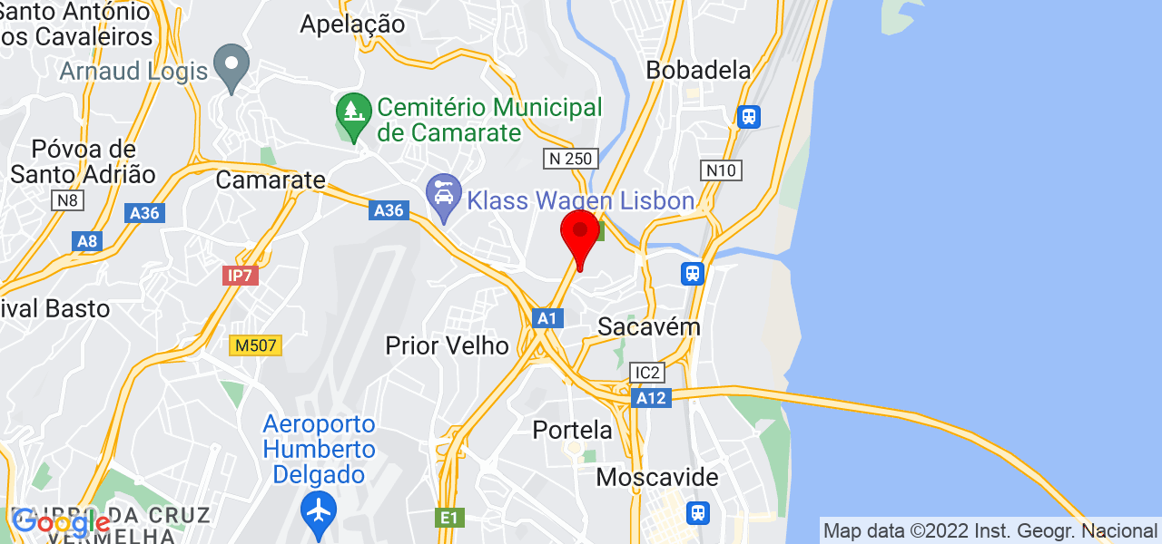 Egidio Rodriguez Oviedo - Lisboa - Loures - Mapa