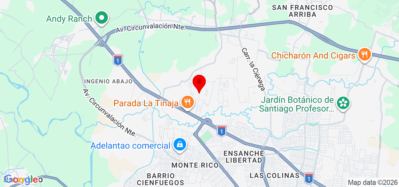 Alex Liranzo - Santiago - Santiago - Map