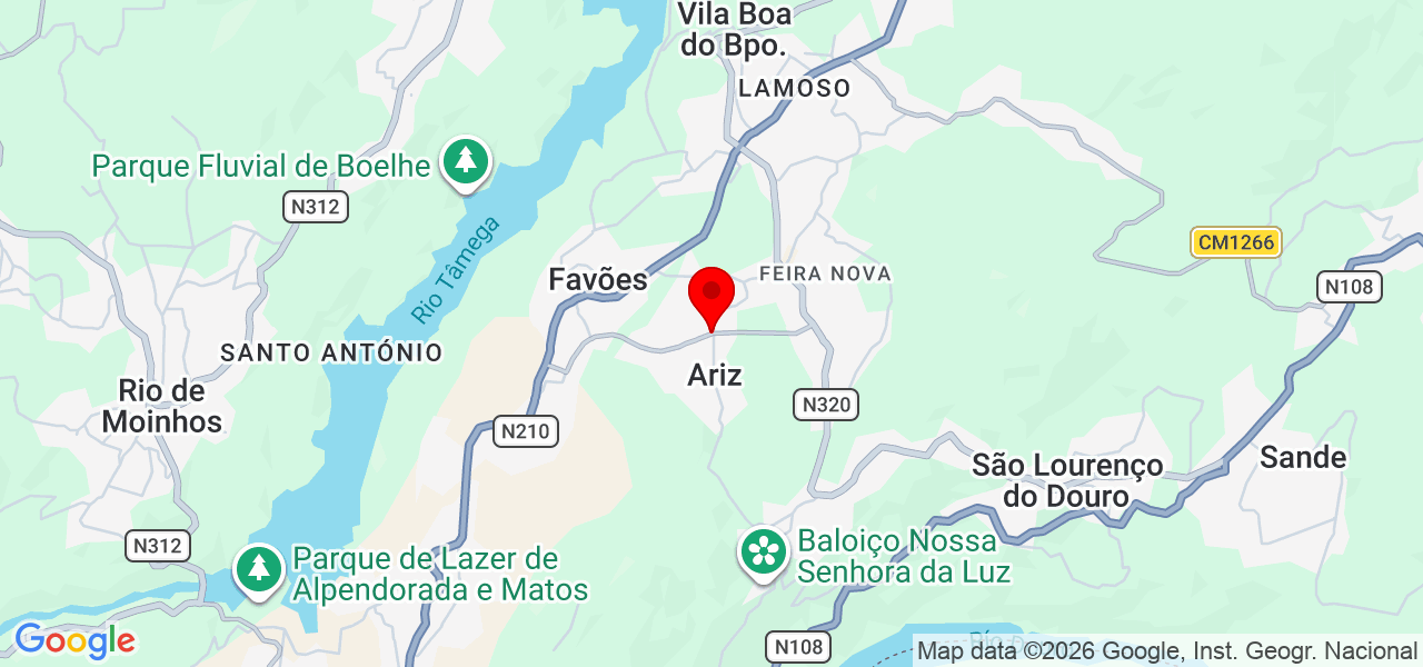 Luiz Fernando Castro - Porto - Marco de Canaveses - Mapa