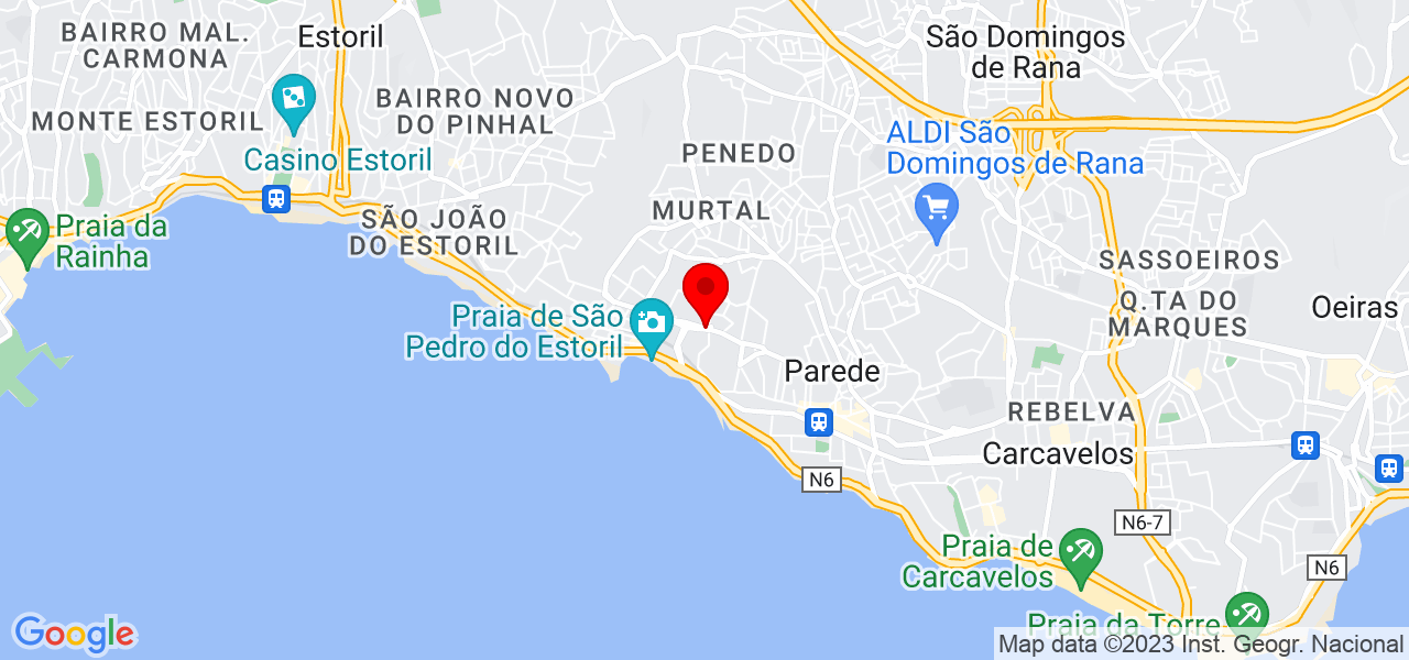 Natalicio Fernandes - Lisboa - Cascais - Mapa