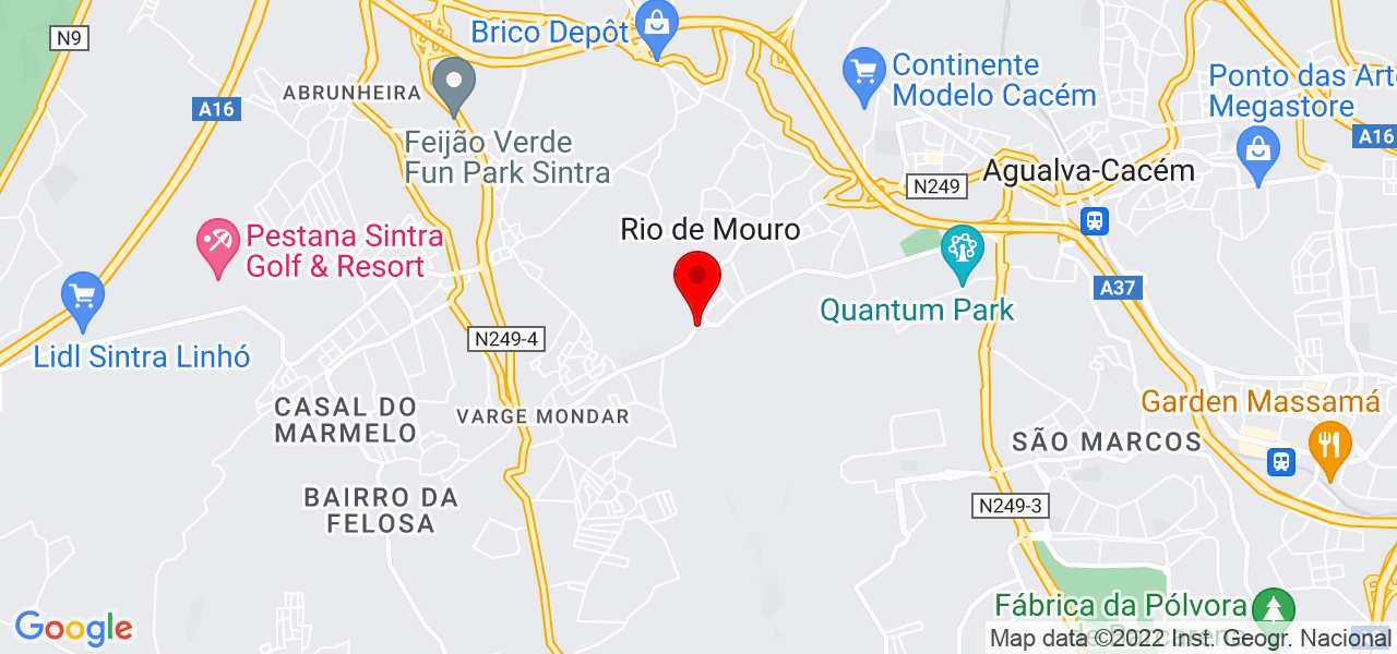 Ana Azevedo - Lisboa - Sintra - Mapa
