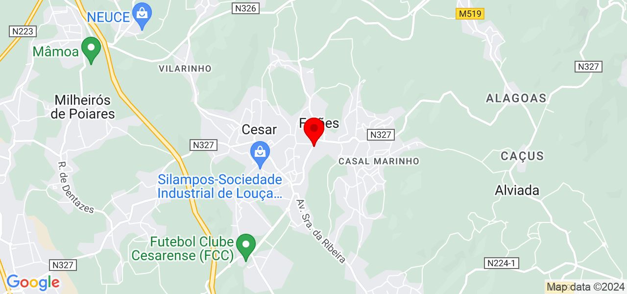 Arlinda Sousa - Aveiro - Oliveira de Azeméis - Mapa