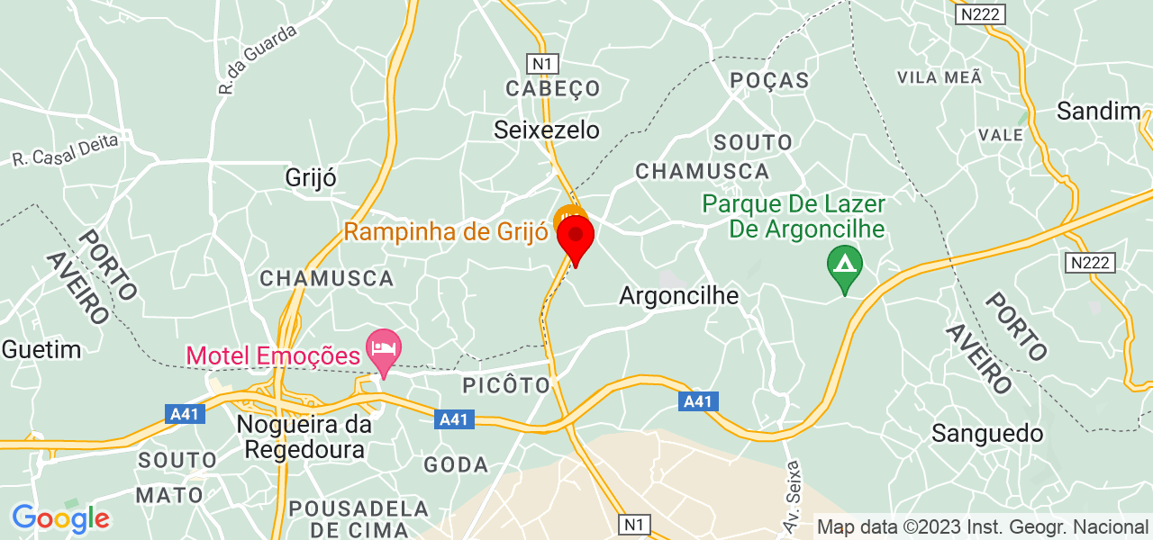 Diogo Duarte - Aveiro - Santa Maria da Feira - Mapa