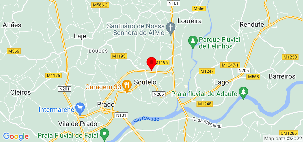 Dukes &amp; Cenas - Braga - Vila Verde - Mapa