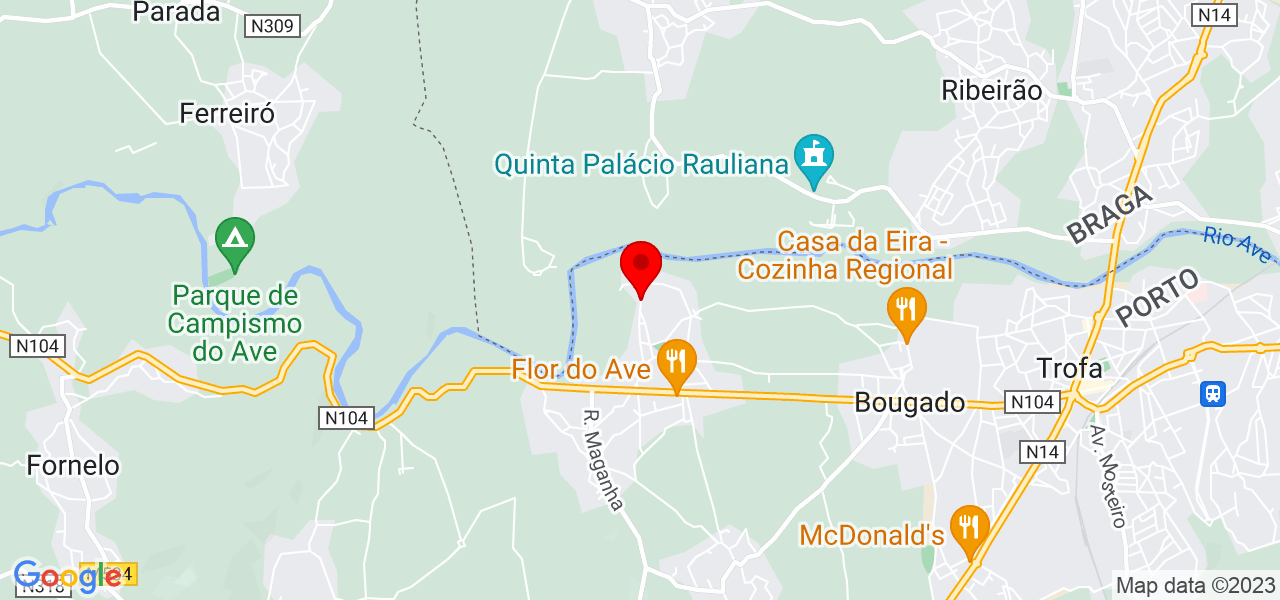 Pedro Moreira - Porto - Trofa - Mapa