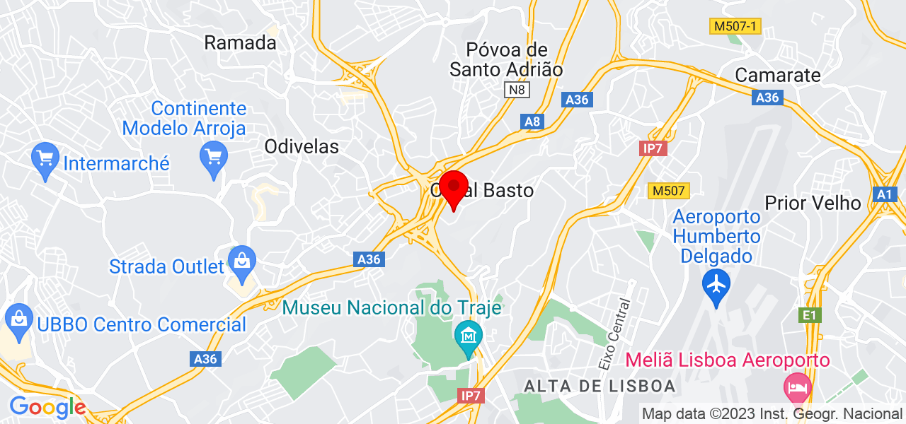 André - Lisboa - Odivelas - Map