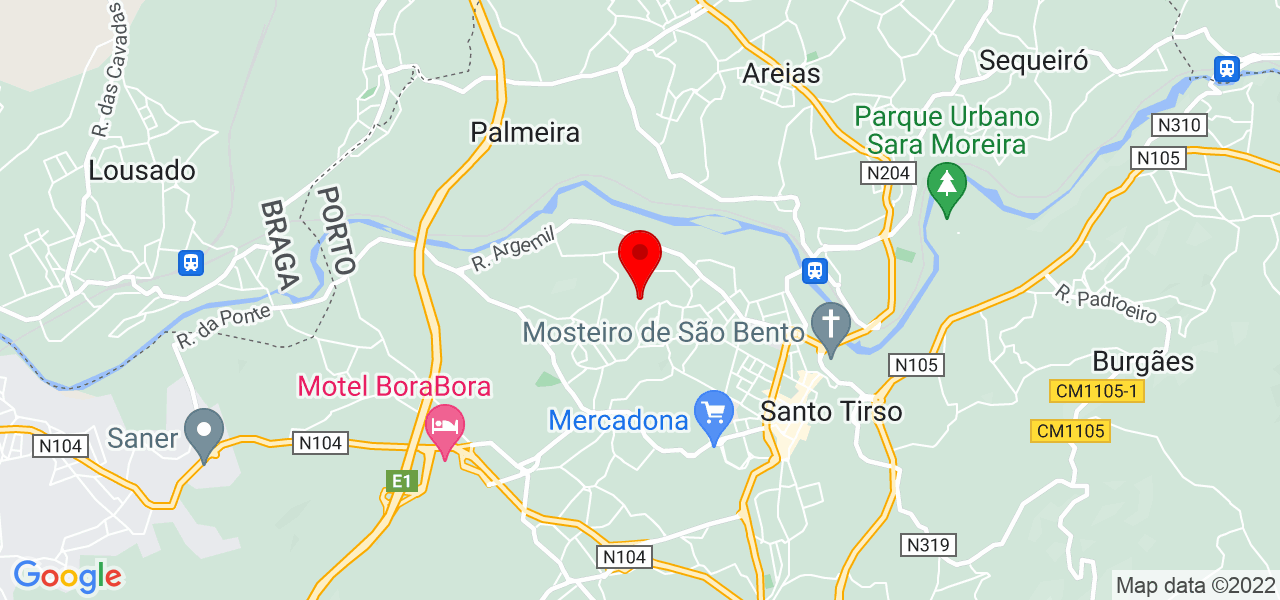 C. CLIMA - Porto - Santo Tirso - Mapa