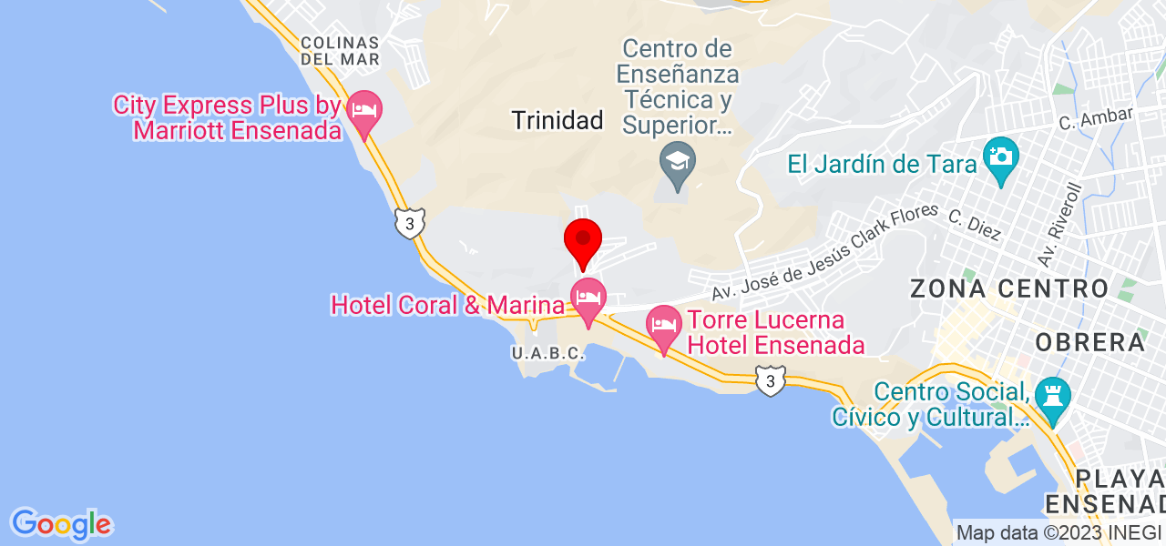 Alejandro de la O Limpieza del Hogar - Baja California - Ensenada - Mapa