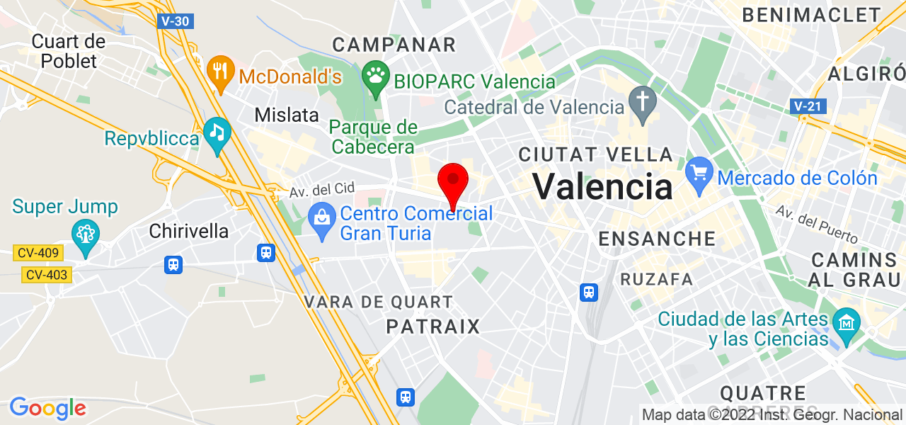 Luke my designs - Comunidad Valenciana - Valencia - Mapa