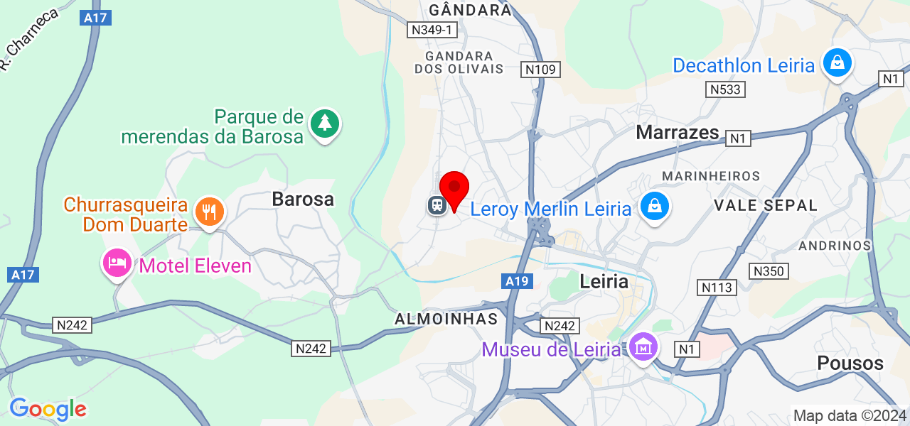 Oscar G. Blum - Leiria - Leiria - Karte